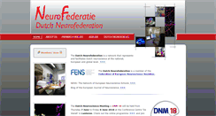 Desktop Screenshot of neurofederatie.nl
